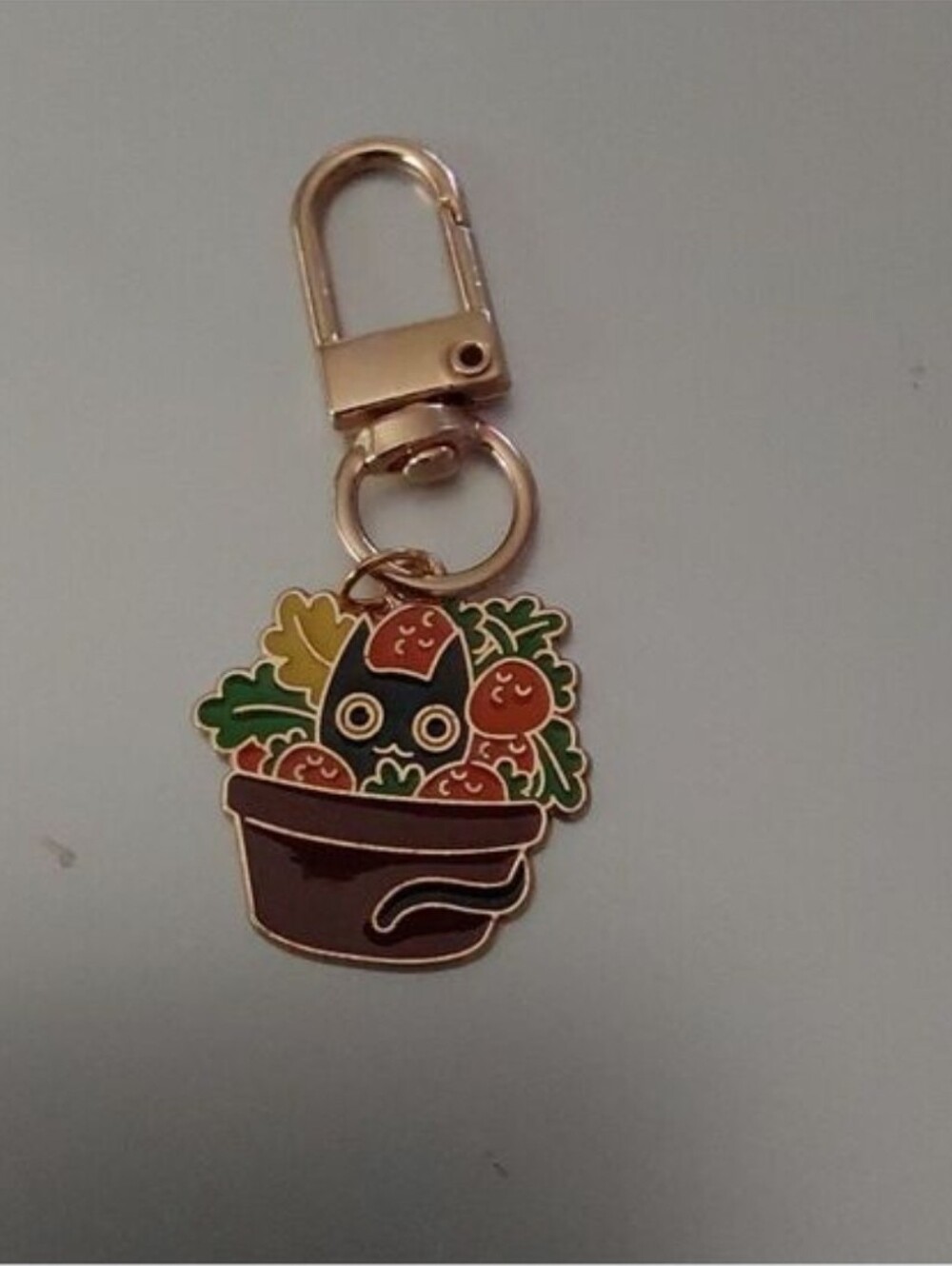 Mischievous CAT  ZIPPER Pull purse charm   Charm bracelet Lobster claw EO
